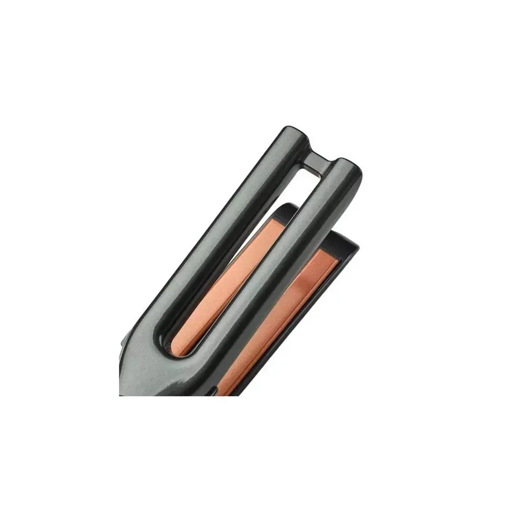 Hair Straightener Revlon Double Straight Copper Ceramic Dual Plate Straightener‎